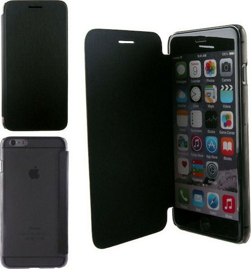 Idol 1991 Face-Book Synthetic Leather Black for iPhone 6/6s Plus