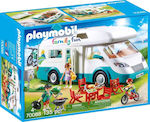 Playmobil Family Fun Αυτοκινούμενο Οικογενειακό Τροχόσπιτο για 4+ ετών