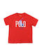 Ralph Lauren Kinder-T-Shirt Rot