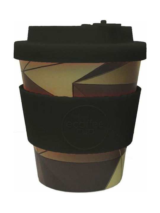 Ecoffee Cup Swanston & Collins Bamboo Cup with Lid Beige 250ml