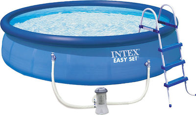 Intex Easy Set Pool PVC Inflatable with Filter Pump 457x107x107cm