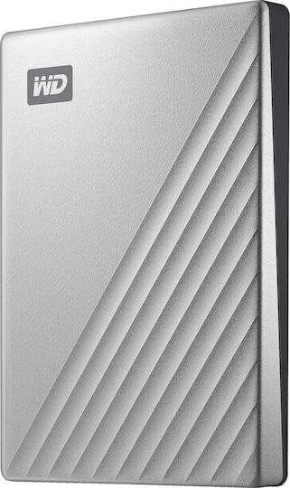 Western Digital My Passport Ultra USB 3.1 / USB-C External 2.5" HDD 2TB Silver