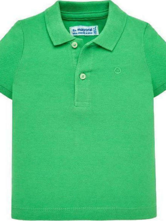 Mayoral Kids' Polo Short Sleeve Green