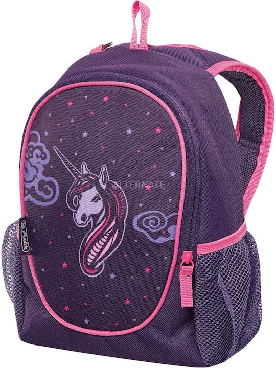 Herlitz Rookie Unicorn Night Girl School Bag Backpack Elementary, Elementary in Purple color