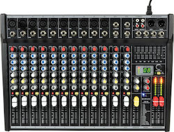 Citronic CSL-14 Consolă Analogică 14 Canale cu Putere fantomă & 10 Intrări XLR