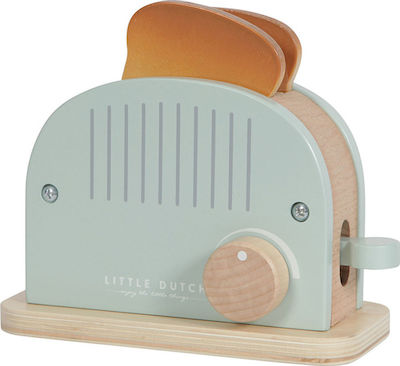 Little Dutch Kids Household Appliance Τοστιέρα made of Wood for 3+ Years Old 10pcs