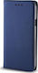 Forcell Книга Изкуствена кожа Син (Galaxy A40)