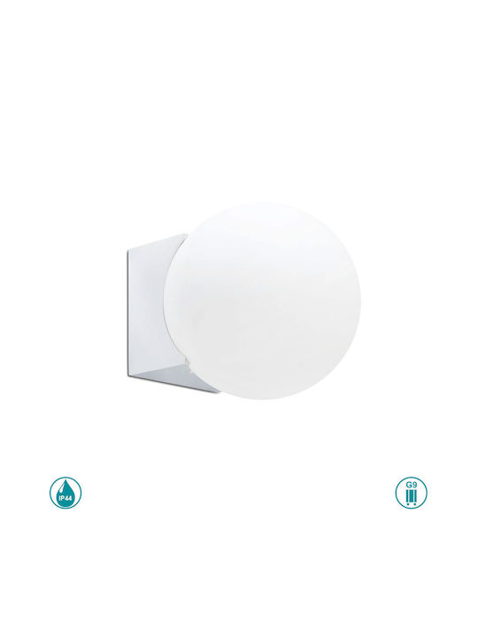 Faro Barcelona Classic Lamp Bathroom with Socket G9 Silver 15x8cm