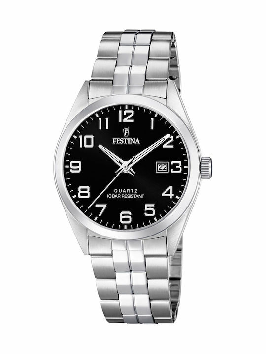 Festina Classic Watch Battery with Metal Bracelet