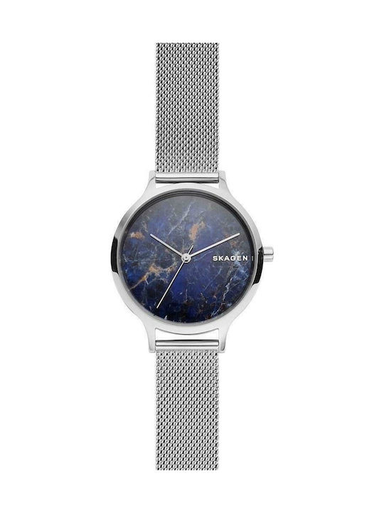 Skagen Anita Uhr mit Silber Metallarmband