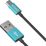 Yenkee Regular USB 2.0 to micro USB Cable Μπλε 2m (YCU 222 BBE)