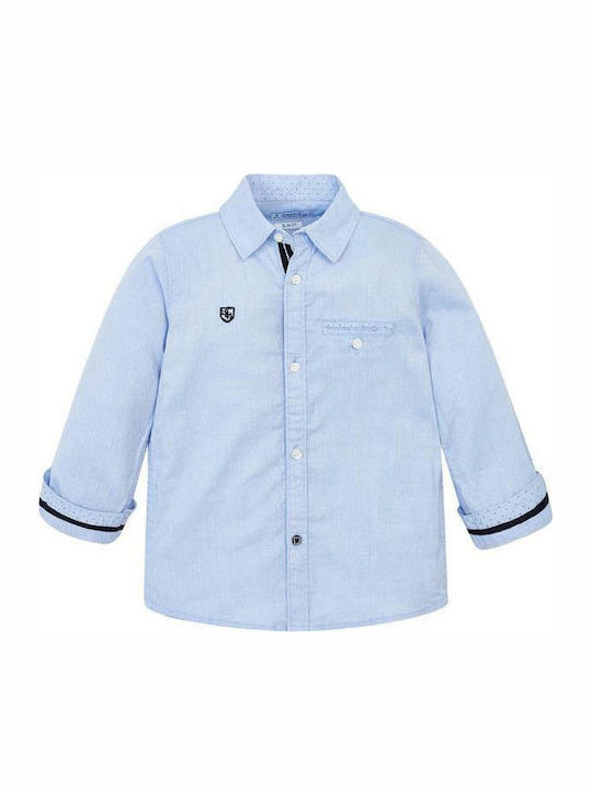 Mayoral Kids Shirt Light Blue