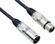 Bespeco Кабел XLR Мъжки - XLR Женски Черен 10м ...