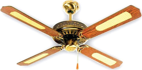 Lineme Deco Deckenventilator 132cm Bronze / Braun