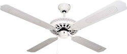 Lineme Ceiling Fan 132cm White