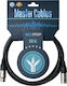 Prostage Kabel XLR-Stecker - XLR-Buchse Schwarz 25m DMX-25