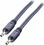 Lindy 3.5mm male - 3.5mm male Cable Black 2m (35642)