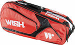 Wish Tennis Tasche Schulter-/Handtasche Tennis 2 Schläger Rot