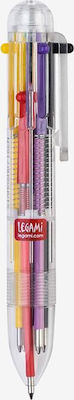 Legami Milano Magic Rainbow Pen Ballpoint with Multicolour Ink