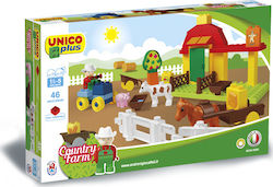 Unico Plus Blocuri de construcție Farm with Accessories pentru 1.5 - 5 ani 46buc 8529-0000