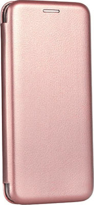 Forcell Carte Piele artificială Rose Gold (Galaxy A40)