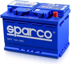 Sparco Batterie Auto KK75 mit Kapazität 75Ah und CCA 650A Sparco Batterie Auto KK75 mit Kapazität 75Ah und CCA 650A
