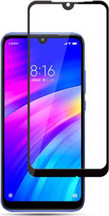 Mocolo Full Face Tempered Glass Black (Redmi 7)