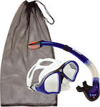 Schildkrot Diving Mask Set with Respirator Pro Palau Blue