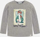 Mayoral Kids Blouse Long Sleeve Gray