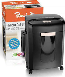 Peach PS 600-75 Καταστροφέας Cross Cut 8 Φύλλων 16lt