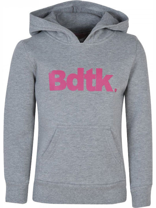 Kids Sweatshirt with Hood and Pockets Gray
