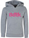 Kids Sweatshirt with Hood and Pockets Gray