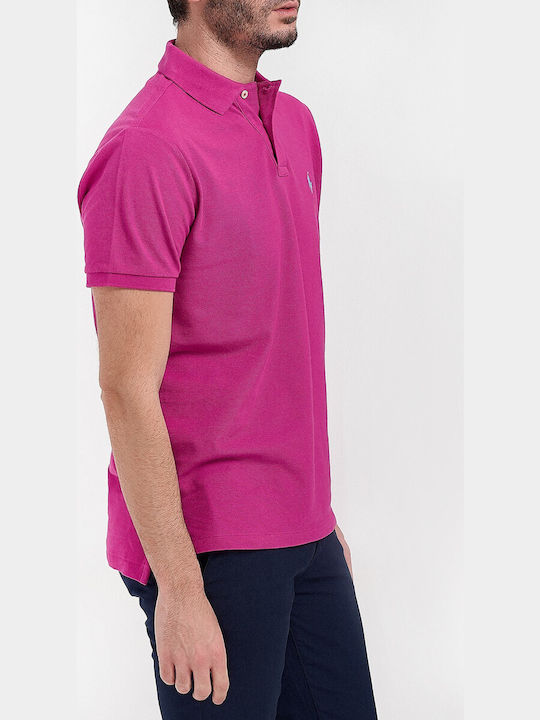 Ralph Lauren T-shirt Bărbătesc cu Mânecă Scurtă Ziobagou Fuchsia