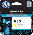 HP 912 Μελάνι Εκτυπωτή InkJet Κίτρινο (3YL79AE)