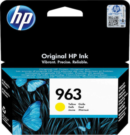 HP 963 Original InkJet Printer Ink Yellow (3JA25AE)