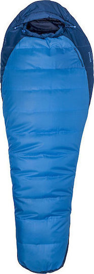 Marmot Sleeping Bag Μονό Καλοκαιρινό Trestles 15 Extra Long Cobalt Blue