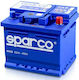 Sparco Μπαταρία Αυτοκινήτου KK52 με Χωρητικότητα 52Ah και CCA 400A