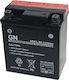GN Maintenance Free Motorradbatterie YTX7L-BS mit Kapazität 6Ah