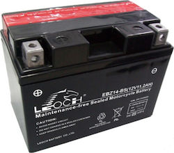 Leoch Maintenance Free Baterie Motocicleta YTZ14-BS cu Capacitatea 11.2Ah