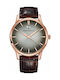 Claude Bernard Classic Watch Battery with Brown Leather Strap