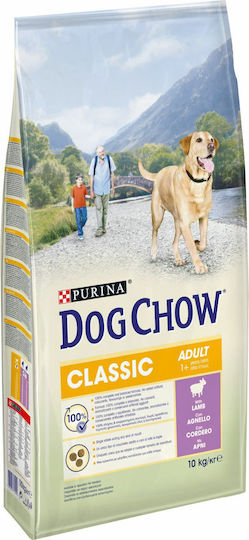 Dog Chow 10kg Ξηρά Τροφή για Ενήλικους Σκύλους με Αρνί