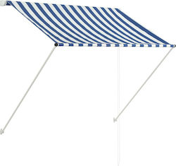 vidaXL Tent Terrace Blue / White 1.5x1.5m vidaXL Tent Terrace Blue / White 1.5x1.5m