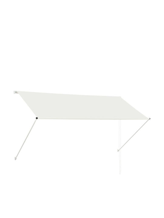 vidaXL Terrace Wall Tent Κρεμ 2.5x1.5cm