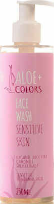 Aloe+ Colors Gel Καθαρισμού Face για Ευαίσθητες Επιδερμίδες 250ml