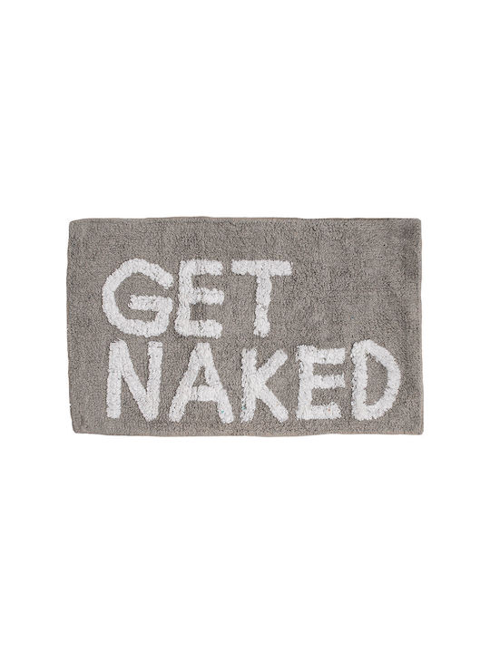Estia Πατάκι Μπάνιου Βαμβακερό Get Naked 02-4309 Grey 50x80εκ.