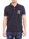 Tommy Hilfiger Men's Short Sleeve Blouse Polo Navy Blue