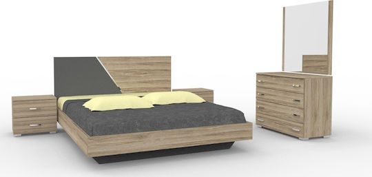 Bedroom Furniture Set Faltso 160x200cm 5pcs