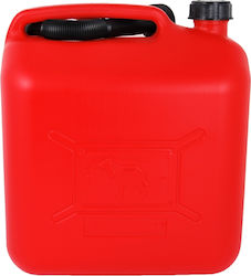 Autoline Fuel Plastic Can with Extension Tube 20lt Red