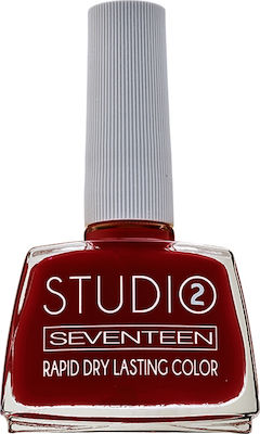 Seventeen Studio Rapid Dry Lasting Color Gloss Βερνίκι Νυχιών Quick Dry Μπορντό 109 12ml