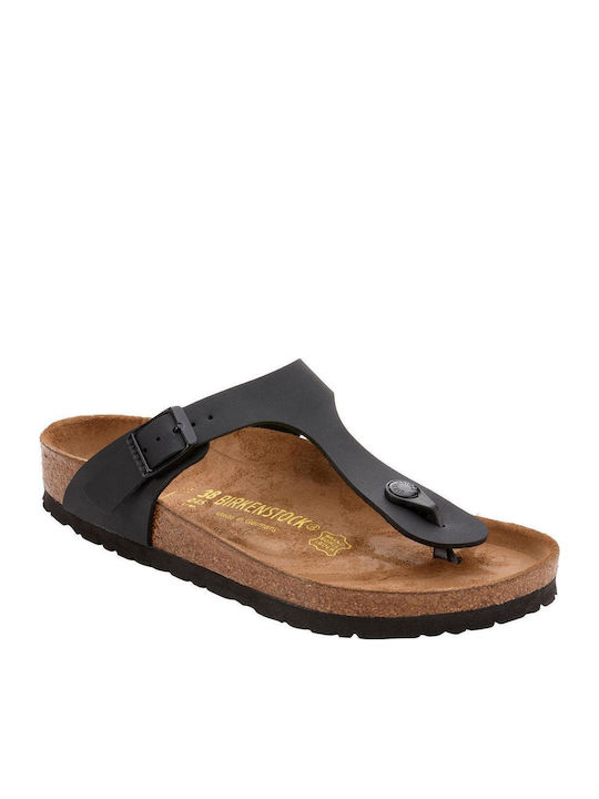 Birkenstock Παιδικά Πέδιλα Gizeh Ανατομικά Μαύρα